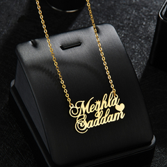 Gulleiâ„?Personal 3 Names Vertical Necklace