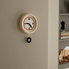 Unique Pendulum Wall Clock for Kids Bedroom â€?30×30 cm (Acrylic, Silent)