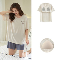 Comfortable Loungewear Shorts Set for Girls