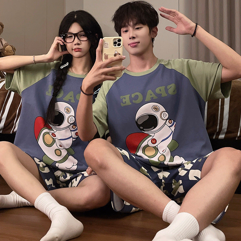 "Space Adventure" Astronaut Couple's Pajama Set