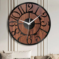 Steampunk Gears Silent Wall Clock â€?Industrial Chic Design