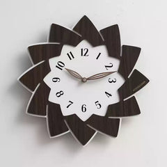 Flower Shaped Modern Silent Wall Clock â€?Elegant Floral Design