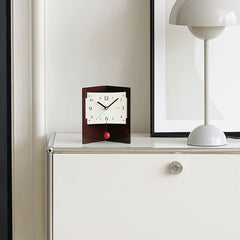 Modern Silent Acrylic Desktop Organizer Clock