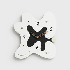 Abstract Silent Wall Clock â€?Eco-Friendly Artistic Design