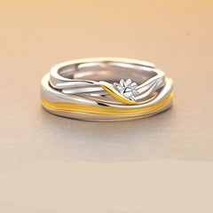 Custom Sunset Promise Rings Matching Set