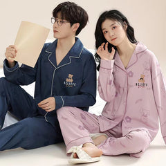 "Believe Bears" Sentimental Couple's Pajama Set