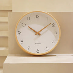 Nordic Minimalist Wooden Silent Wall Clock â€?Timeless Scandinavian Design