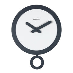 Modern Minimalist Pendulum Silent Wall Clock (13.8")