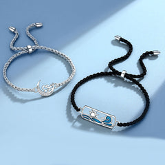 Sun and Moon Bracelets Gift Set for Couples
