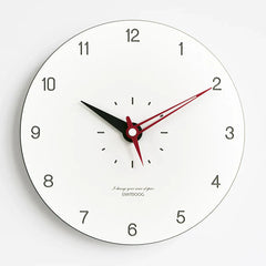 Modern Minimalist Silent Wall Clock â€?12" (Non-Ticking)