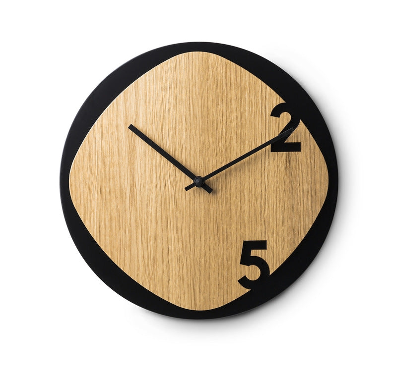 Minimalist Spanish-Style Wooden Wall Clock â€?12" (Acrylic + Wood)