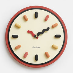 Modern 3D Silent Wall Clock - Stylish Resin Living Room Decor