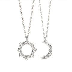 Sun and Moon Couple Necklaces Set