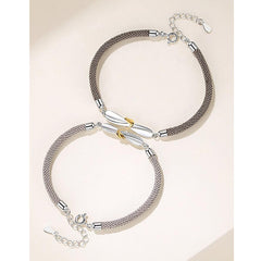 Personalized His and Her Bff Mobius Bracelets Set for 2