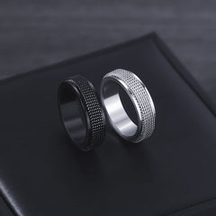 Custom Engraved Unisex Fidget Spinner Ring