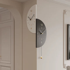 Double Sided Back-lit Led Decorative Corner Pendulum Clock