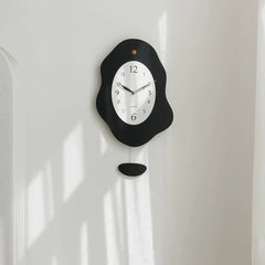 Odd Shaped Pendulum Analog Wall Clock