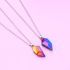 Magnetic Half Hearts Romantic Necklaces for Couples