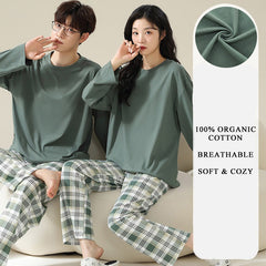Gulleiâ„?Matching His and Hers Sleepwear PJs Set 100% Cotton