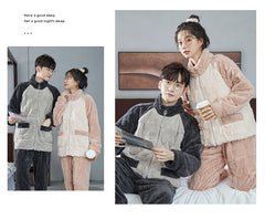 Matching Pajamas â€?Color-Block Fleece Zip-Up, Ultra-Soft Warmth