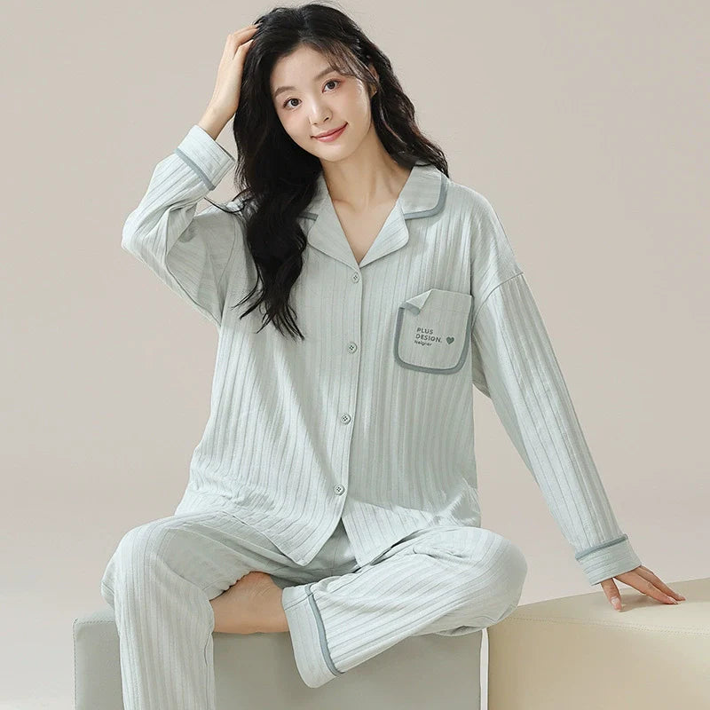 Gulleiâ„?Collar Pajamas Set 100% Organic Cotton