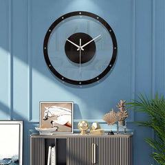 Minimalist Acrylic Silent Wall Clock â€?12" Modern
