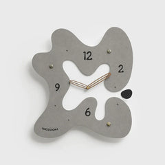 Abstract Silent Wall Clock â€?Eco-Friendly Artistic Design