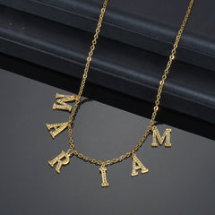 Personalized Name Letters Necklace