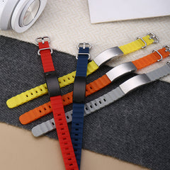Engravable Sports Bracelet for Men Silicone