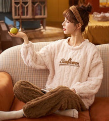 Holiday Christmas PJs Set for Couples Winter Sleepwear