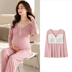 The Motherhood Comfort & Nursing Pajama Set