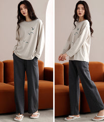 Gullei Minimalist Couple Pajamas Set â€?100% Cotton, Relaxed Fit