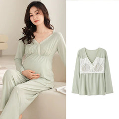 The Motherhood Comfort & Nursing Pajama Set