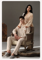 Matching Holiday Couples Pajamas Set - A-Grade Cotton