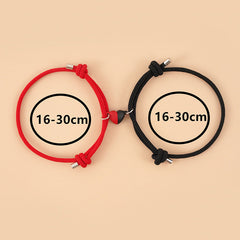Magnetic Heart Promise Bracelets for Couples