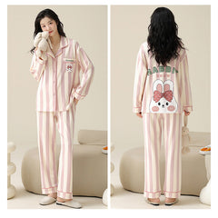 Cute Bear Matching PJs Nightwear Set for Married Couples
