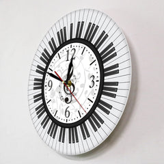 Wall Deco Clock Gift for Piano Teacher