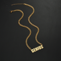 Gulleiâ„?Personal Big Name Thick Chain Necklace