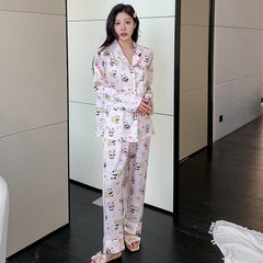 Cute Panda Print Pajama Set for Women - Gullei