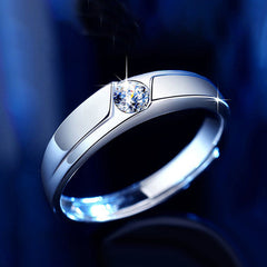 1 Carat Moissanite Diamond Matching Rings Set