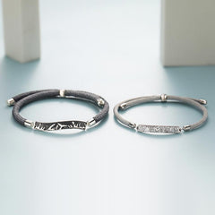 Ocean Trees Couple Promise Bracelets Set