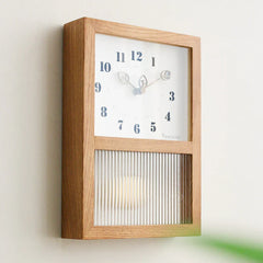 Solid Walnut Silent Pendulum Clock â€?Japanese Style