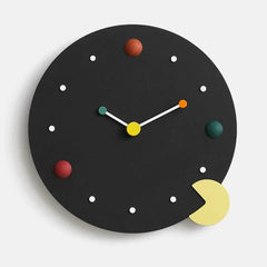 Gulleiâ„?Cute Pacman Style Analog Silent Wall Clock