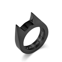 Gulleiâ„?Cat Ears Spiked Self Defense Ring