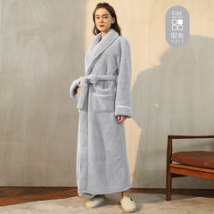 Premium 100% Thickened Flannel Nightgown Set for 2