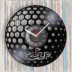 Vinyl Wall Clock Gift for Golfer