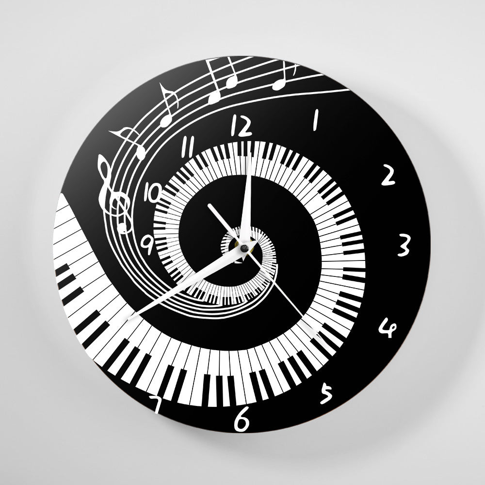 Gulleiâ„?Wall Deco Clock Gift for Pianist