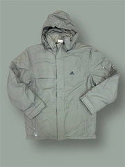 adidas vintage hooded parka size L
