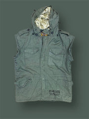 Harley Davidson vintage hooded parka vest size M