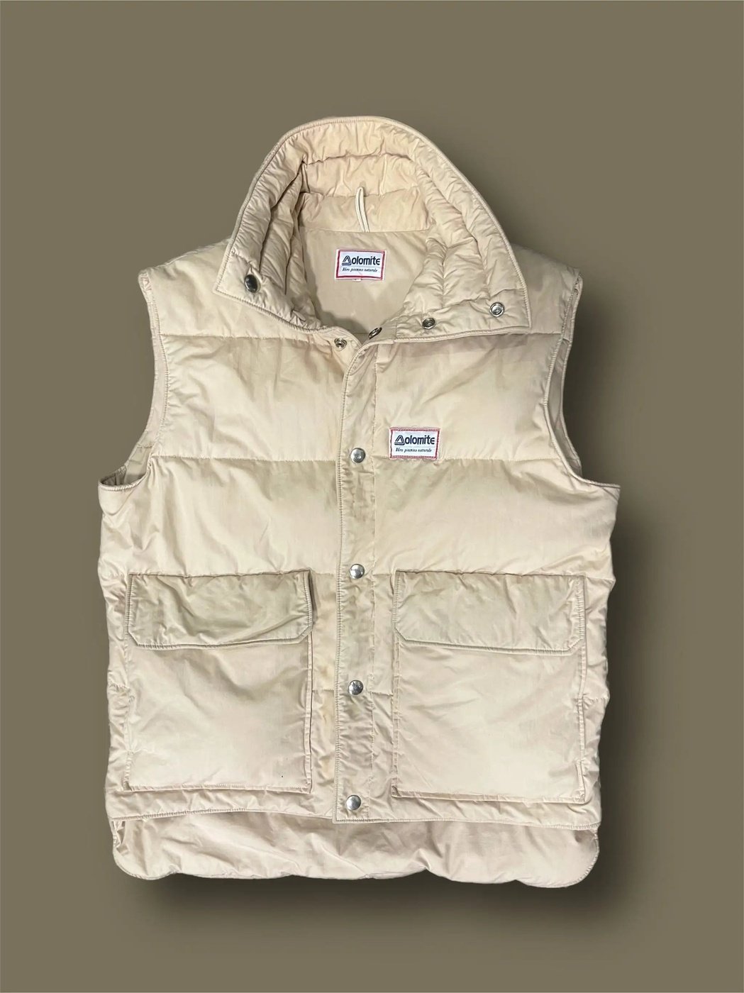 Dolomite vintage sleeveless down jacket size L